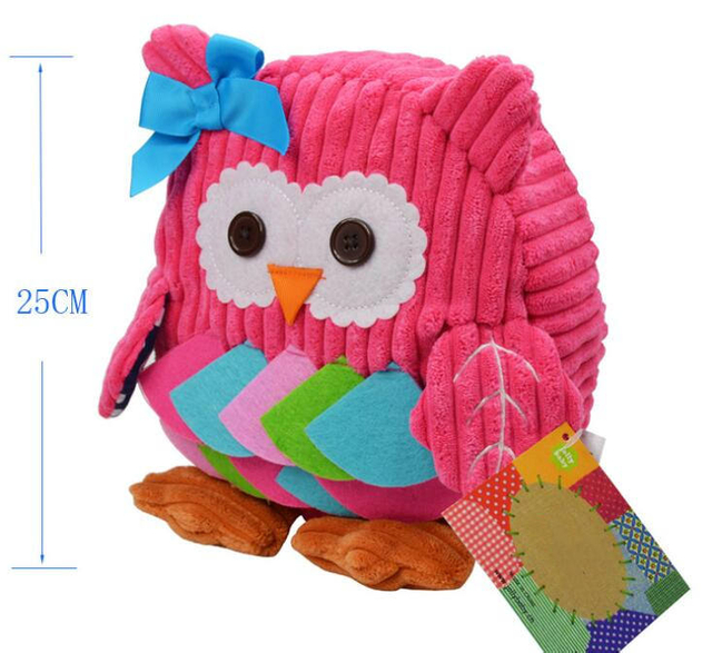 Baby Custom Plush Candy Backpack Cheap Promotional Stuffed Cartoon Animal Owl Frog Cow Plush Backpack School Bag