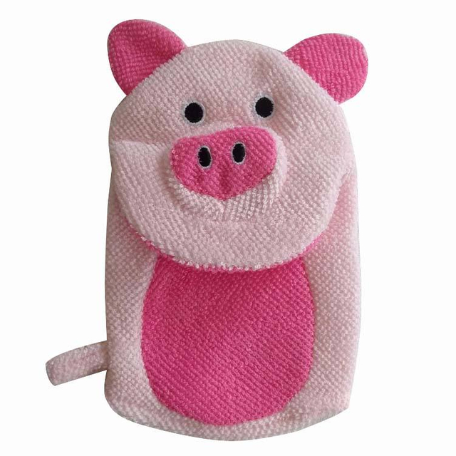 BUSYBABY Baby Animal Shaped Baby Shower Bath Sponge Bath Brush