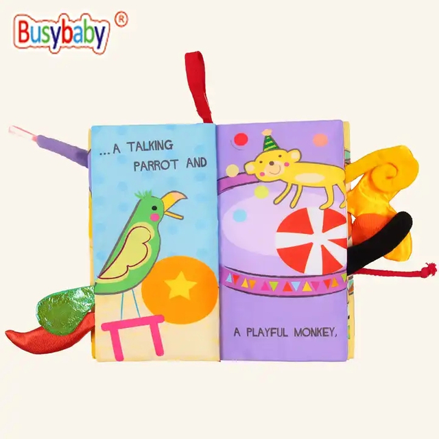 Stuffed Toy Plush Toy Educational Toy Kids Learning Cloth Fabric Book