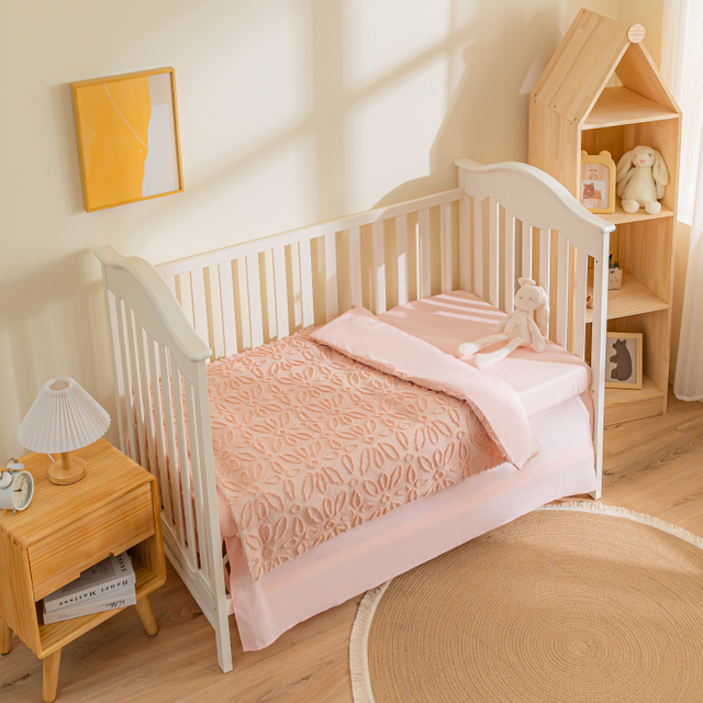 New Cartoon Design Nursery School 100% Cotton Cute Bedding Set 3 Piece Baby Bedding Set