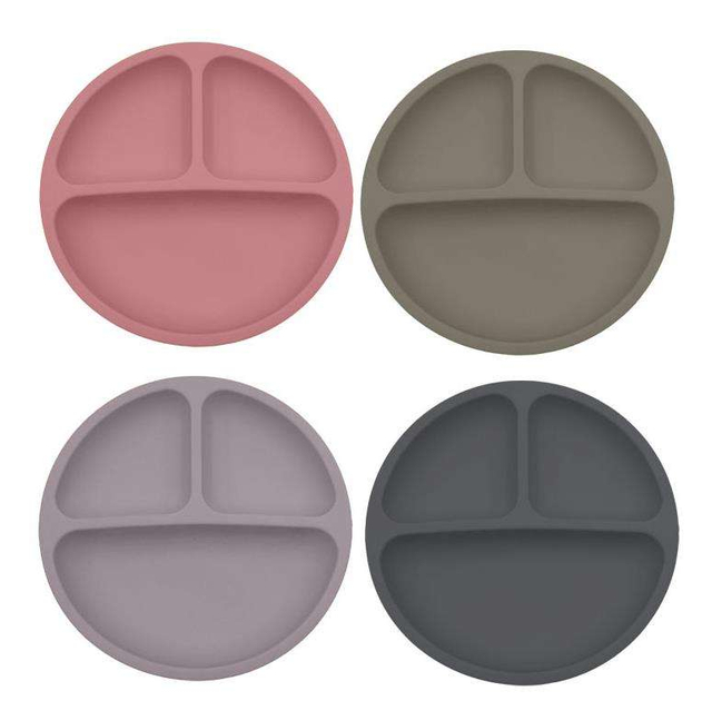 Busybaby Silica Gel Tray Baby Solid Tableware For Infant