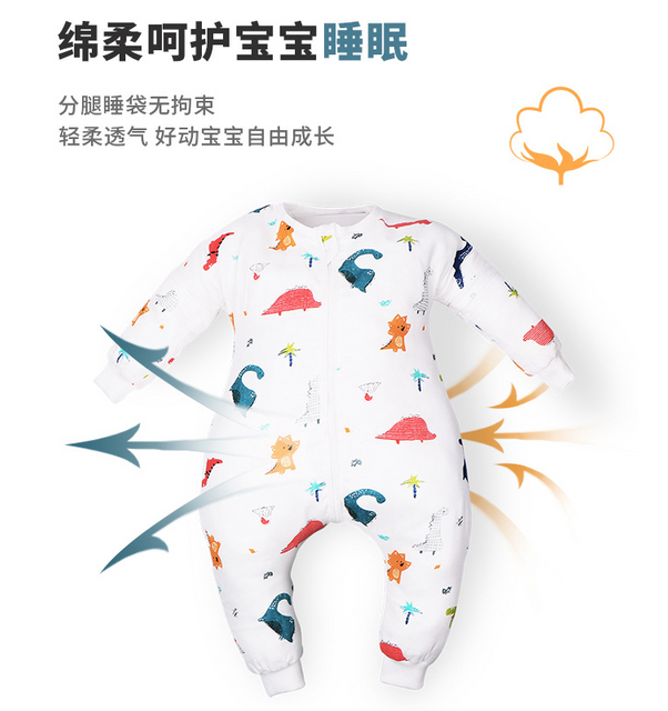 Busybaby Factory Baby Sleeping Hot Selling Detachable Sleeve Baby Rompers Wholesale