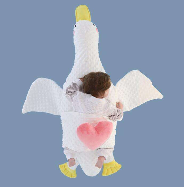Hot-sale Busybaby Sleeping On The Side Baby Cartoon Solid Goose Minky Dot Exhaust Pillow