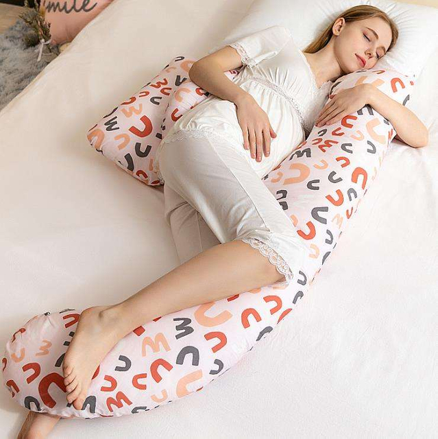 U-shaped Multi-functional Pregnant Women Pillow Waist Side Supportingabdominal Cushion Pillow