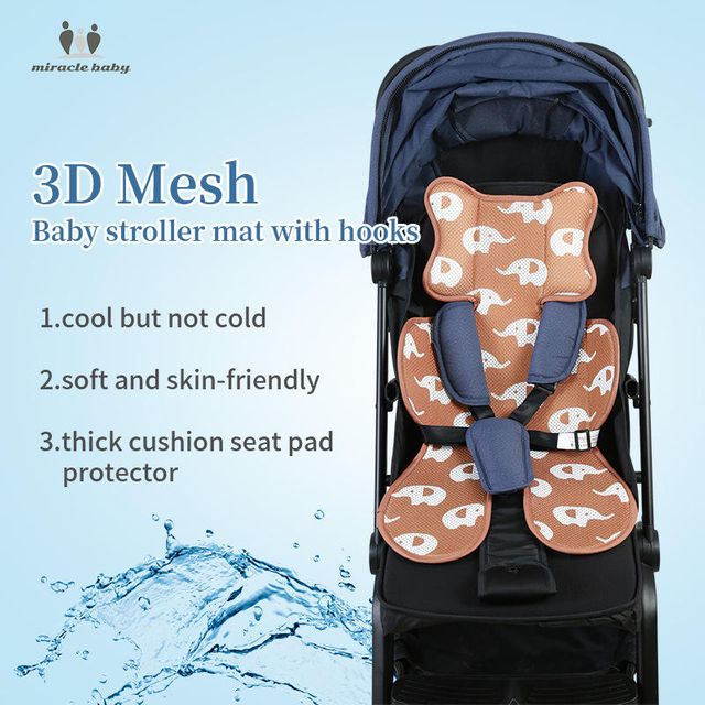 Baby Stroller Mat Hook Stroller Mat Baby Summer Seat Commonly Used Summer Baby Breathable Dining Chair Seat Cushion
