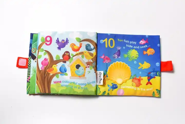 Soft Cloth Book Stuffed Toy Plush Toy Educational Kids Learning Toys Fabric Book
