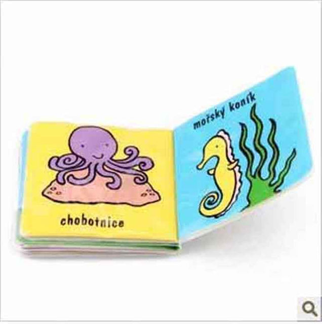Waterproof Book Bath Toy Plastic Book Bath Book Soft Plastic Toy