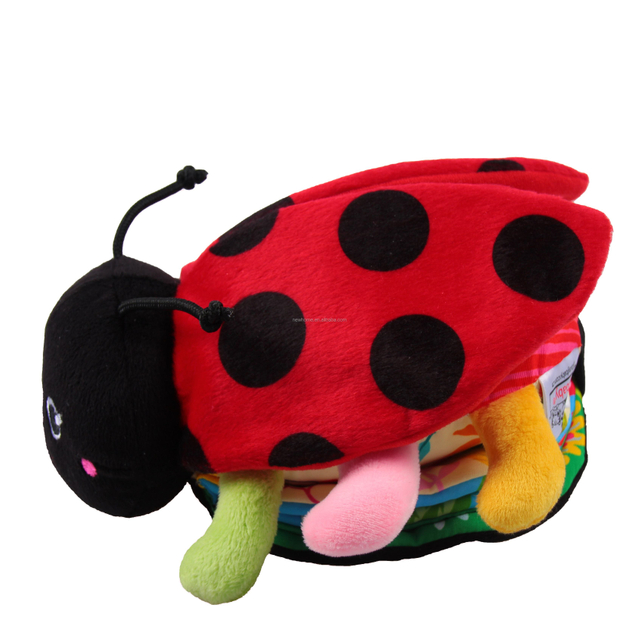 busybaby Customizable Preschool Soft Children Fabric Educational Garden Ocean cartoon printed washable Tail Soft Cloth Book