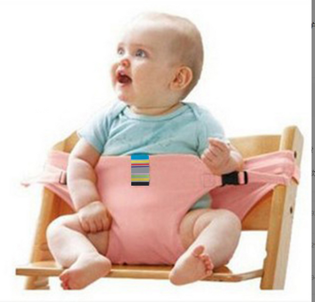 Baby Solid Dining Seat Chair Safety Belt Wrap Feeding Chair Harness Portable Toddler Seat Baby Dining Belt