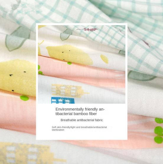 Infant Romper Summer New Unisex Baby Short Sleeve Bamboo Fiber Jumpsuit Triangle Suit